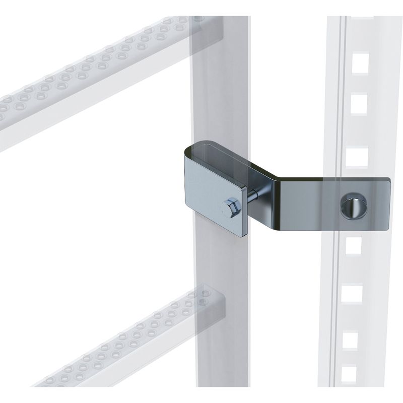 ZARGES Befestigung seitlich am Leiterholm 50 x 20 mm 47545