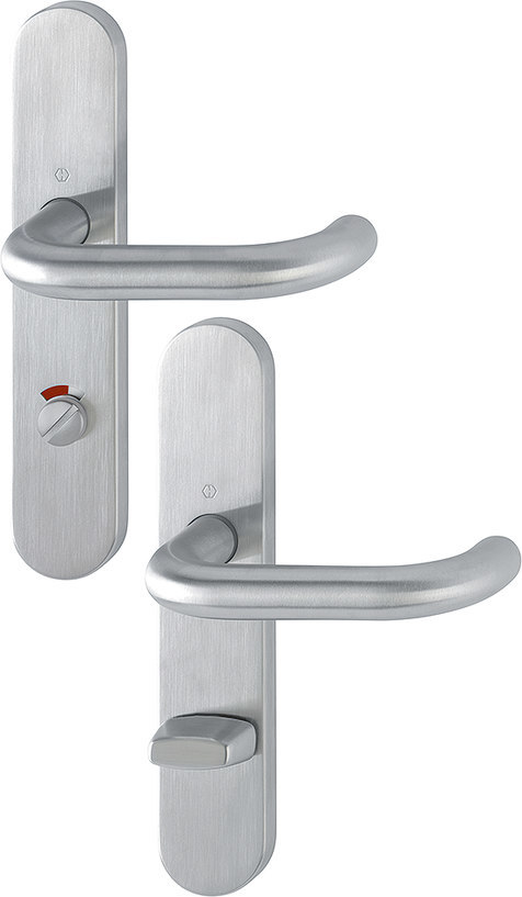 HOPPE® Drückergarnitur mit Langschild Paris E138/353H, Edelstahl