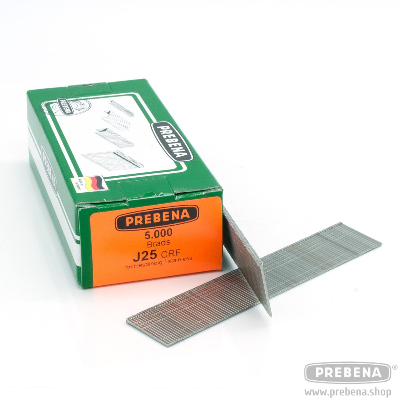 Prebena Stauchkopfnägel J25CRF rostfrei 25mm Edelstahl 1,00x1,25mm Typ J