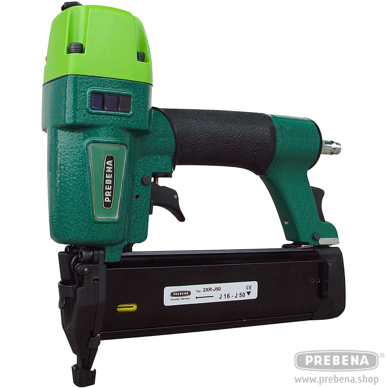 Prebena Druckluftnagler 2XR-J50 für Stauchkopfnägel (Brads) 16-50mm