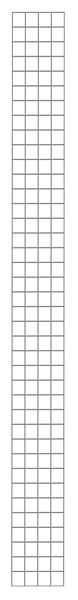 Schulte Drahtgitter-Seitenwand 1950 x 200 mm (H x T) glanzverzinkt