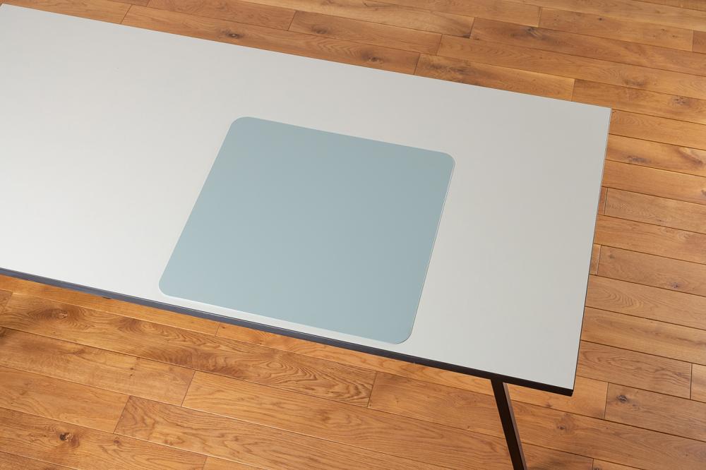 Tischmatte Purosens Stijl 60x60 cm Soft Aqua