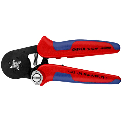 Knipex Crimpzange 97 53 04 Selbsteinstellend mit Seiteneinführung 0.08-16mm²