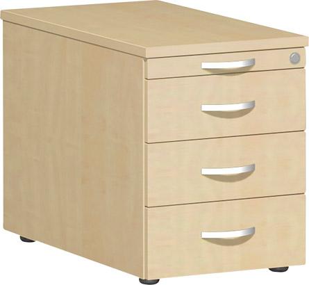 Geramöbel Rollcontainer, mit 3 Metall-Schubfächern