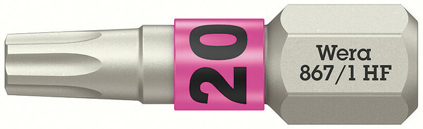 867/1 TORX® HF Bits with holding function, TX 20 x 25 mm, Gerät