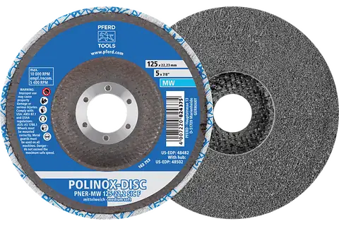 Pferd TOOLS POLINOX Vlies-Disc PNER 125mm Mittelweich SIC Fein