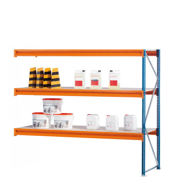 Schulte Weitspannregal W 100 2000x1785x600mm Spanplatten 3 Ebenen Fachlast 600kg