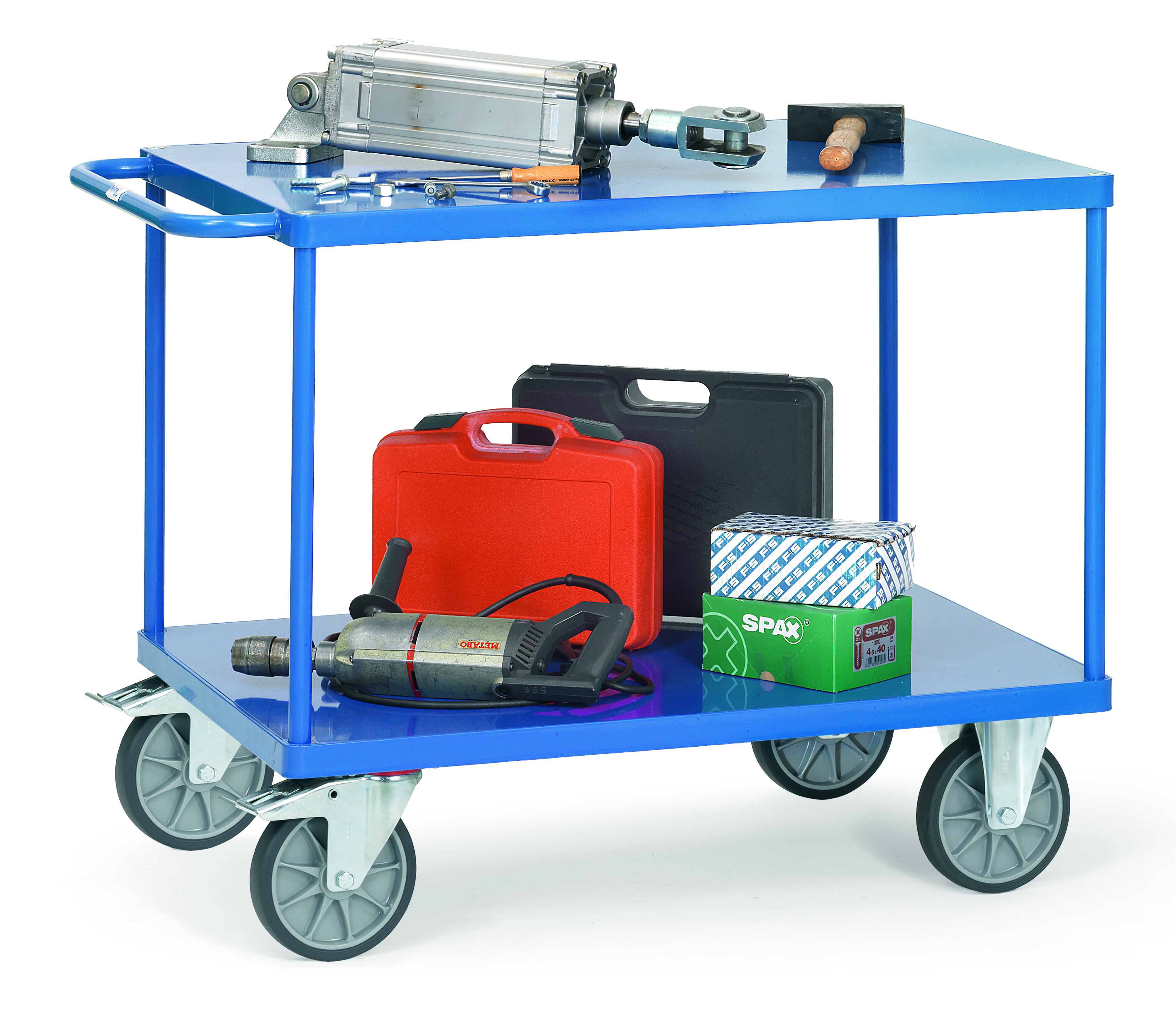 Tischwagen mit Stahlblech-Plattformen