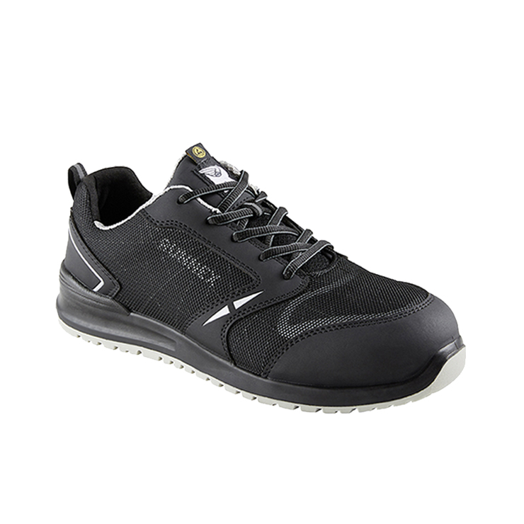 RUNNEX® S1PS-ESD-Sicherheitshalbschuhe SportStar 43, schwarz/grau
