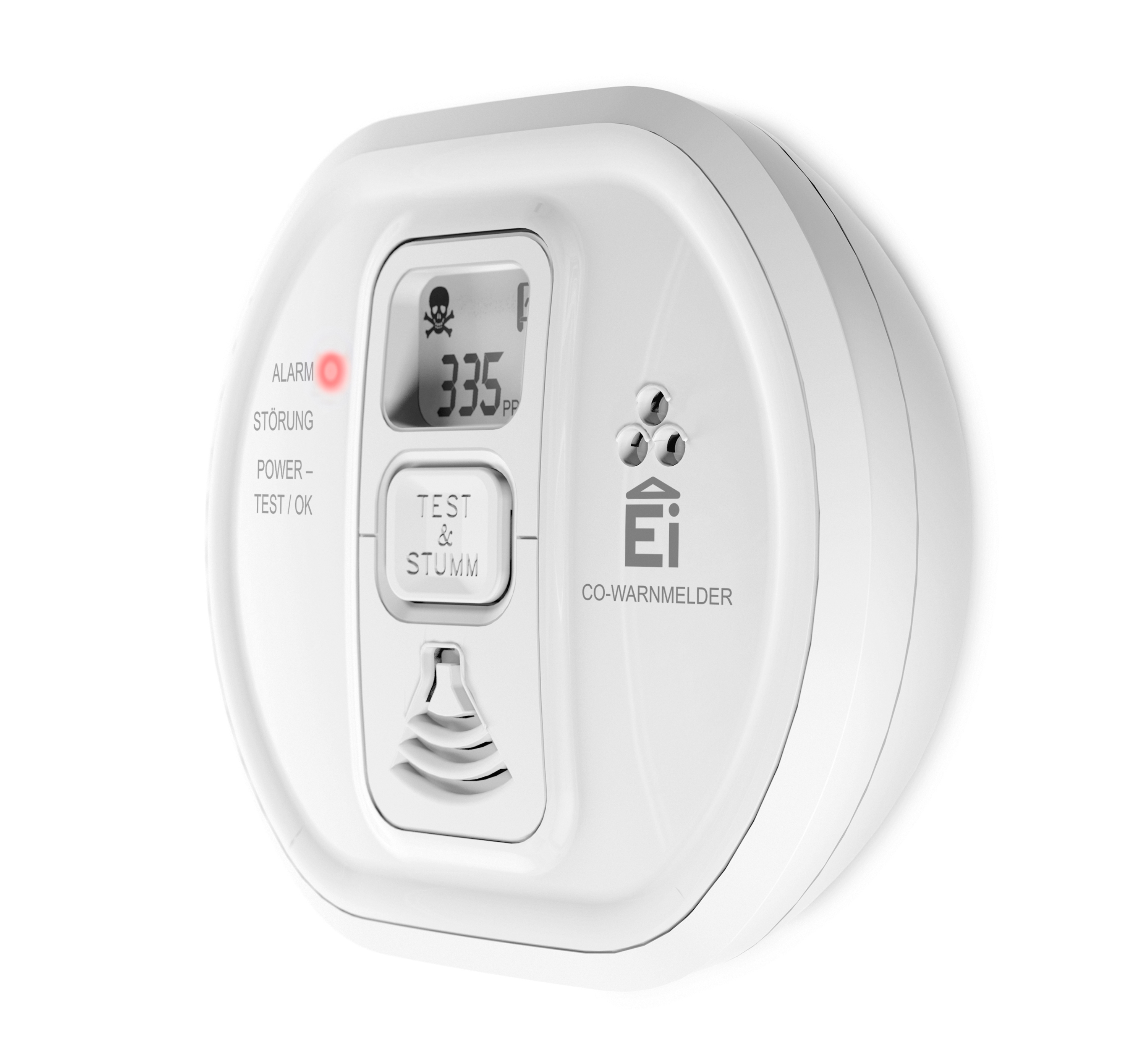 Ei Kohlenmonoxidwarnmelder Ei208iDW Batterielebensdauer 10 Jahre mit Display