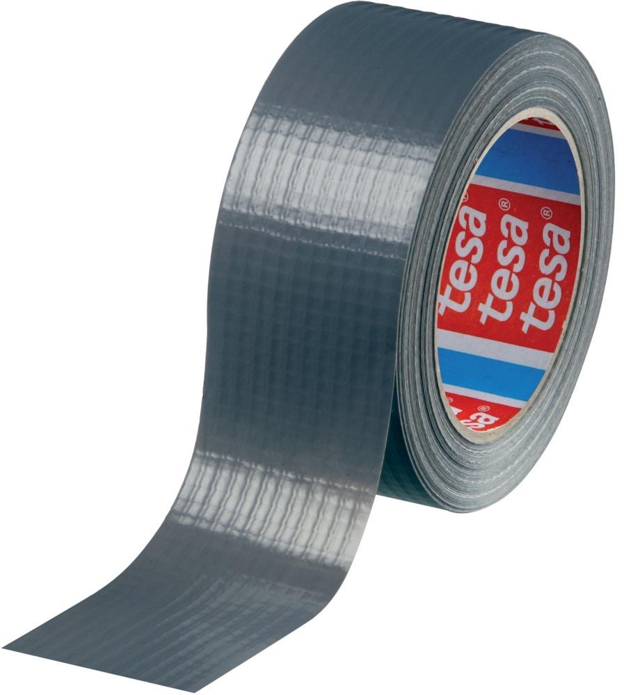 Tesa® Duct Tape Basic 34 Silber-Matt 50m x 50mm