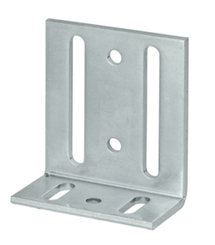 Vormann Verstellwinkel stark 75x35mm Stahl blau verzinkt 65mm 3,5mm