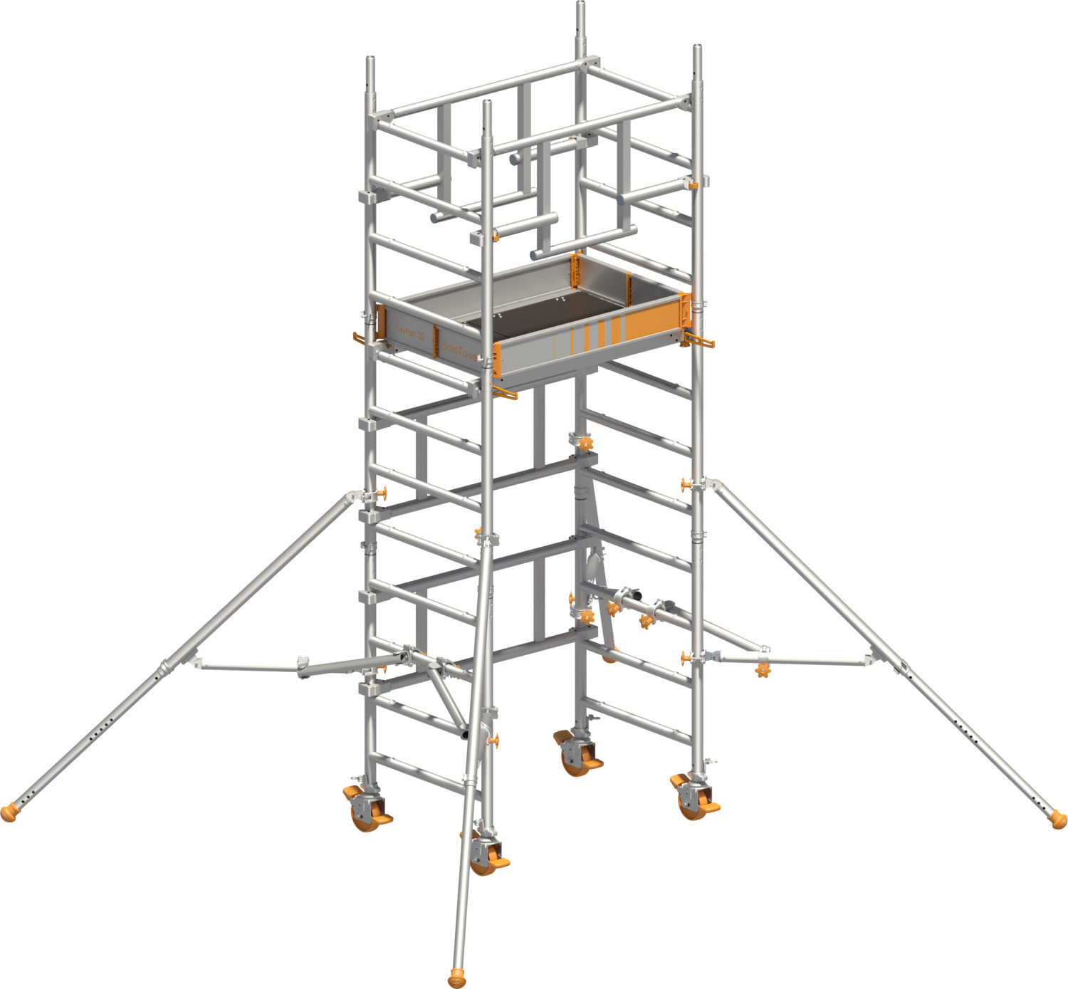 Layher SoloTower P2 SAFETY PLUS mit Doppelgeländer Product picture