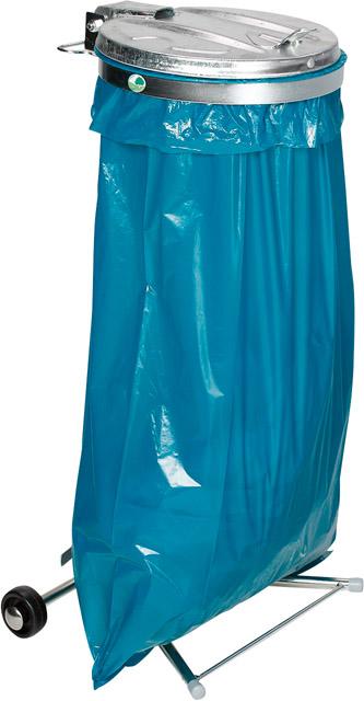 Produktbild VAR Abfallsammler, fahrbar, mit verzinktem Metall-Deckel