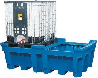 asecos KTC Station für 2 KTC/IBC m.PE-Giro ASECOS