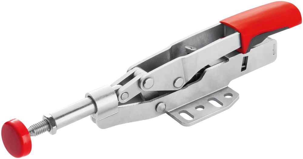 Bessey Schubstangenspanner STC-IHH25 mit waagerechter Grundplatte 35 mm Spannweite 2500 N Spannkraft