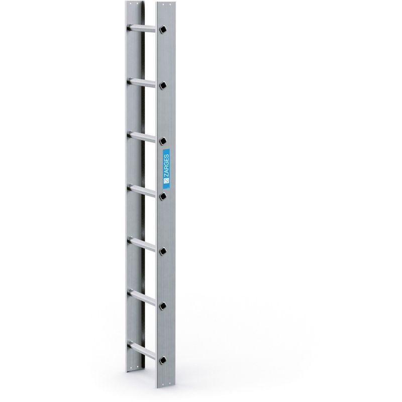 ZARGES Dachleiter 2,0 m Alu natur 7 Sprossen 40395