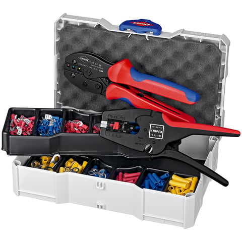 Knipex Crimp-Sortiment 97 90 22 für Kabelverbinder 14-teilig im TANOS Systainer