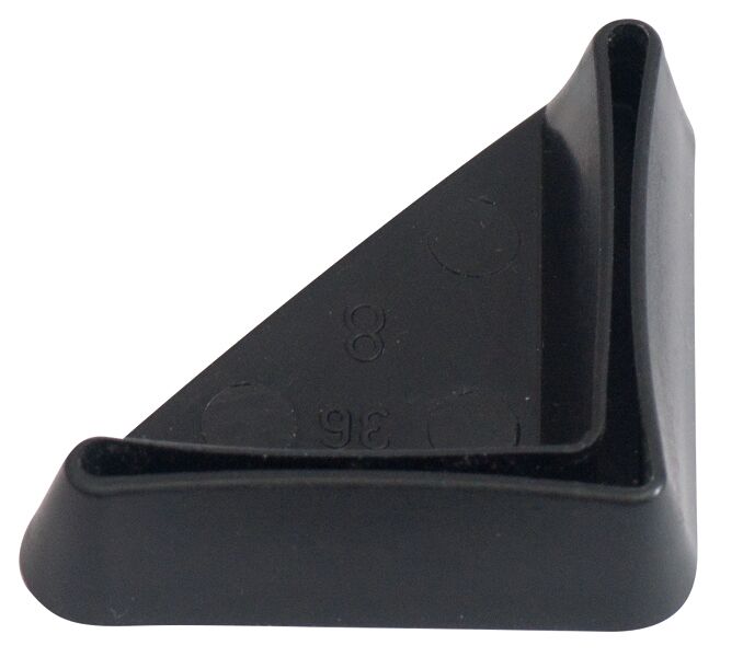 Schulte Kunststoff-Fuß 35x35 mm Schraubsystem schwarz