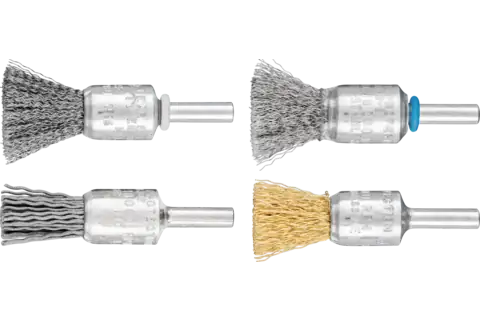 Pferd Pinselbürste PBU 2022/6 ST 0,20 Stahl-Draht 20mm Schaft 6mm