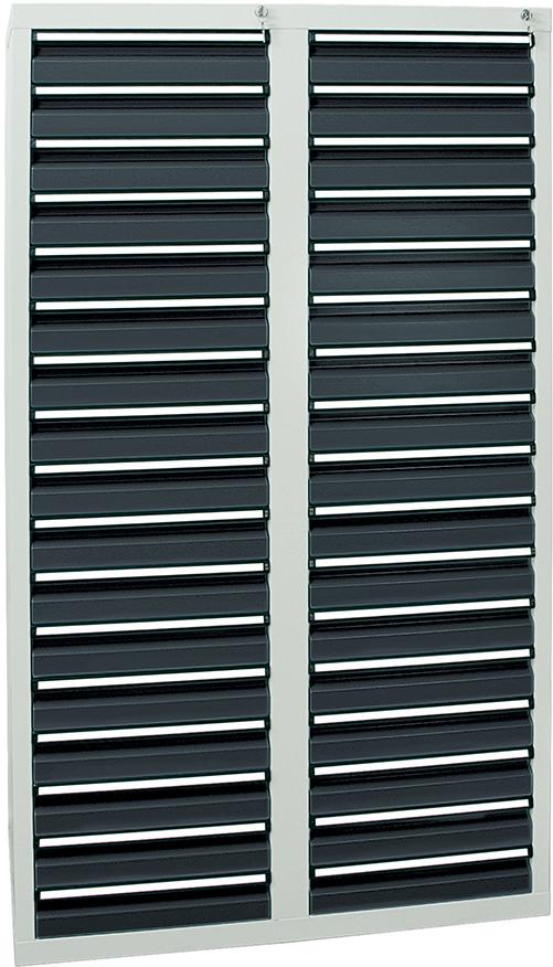 Stumpf Schubladenschrank STS 410 RAL 7035/7016 34x100 mm