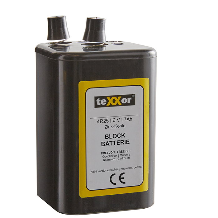 teXXor® Batterie 6V 7AH IEC 4R25