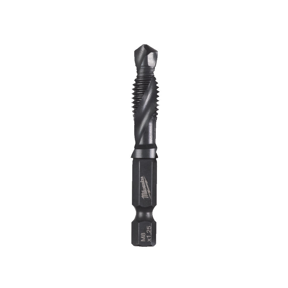 Milwaukee HSS-G Kombi-Gewindebohrer SHOCKWAVE M8x57mm 1/4 Zoll HEX