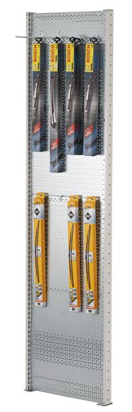 Schulte Lochblech-Seitenwand 1000 x 400 mm (H x T) verzinkt