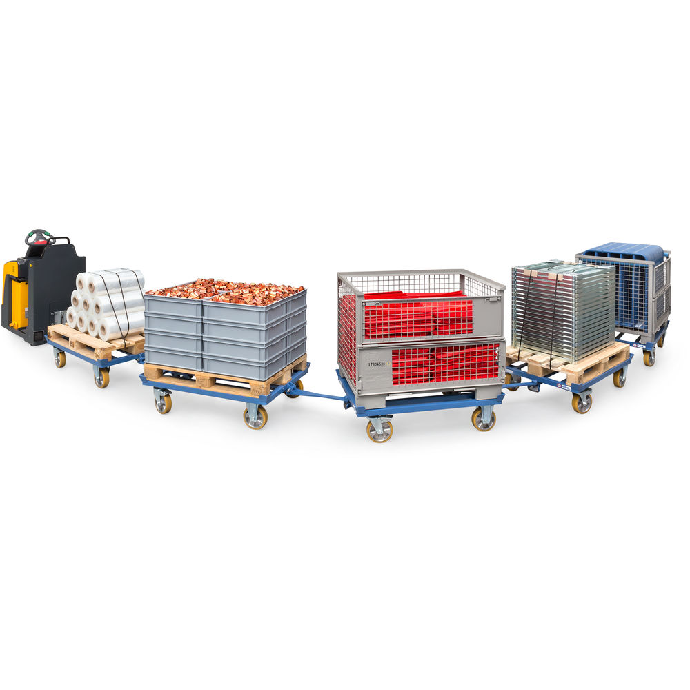 Fetra Paletten-Fahrgestell 22601 als Routenzug 1000 kg 1210 x 810 mm