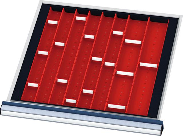 FORUM Einteilungsmaterial für Schubladen-Innenmaß 500x450 mm