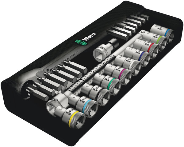 8100 SC 8 Zyklop Metal Ratchet Set with switch lever, 1/2&quot; drive, metric, 2