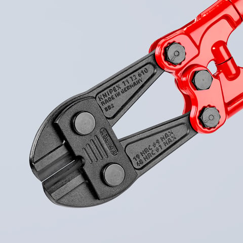 Knipex Bolzenschneider 71 72 610 610 mm grau atramentiert mit Mehrkomponenten-Hüllen