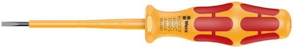 1060 i VDE-insulated Kraftform slotted screwdriver, 0.4 x 2.5 x 80 mm