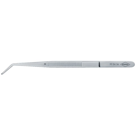 Knipex Präzisionsfeinmechanikpinzette 92 34 36 gewinkelt spitz 155mm Edelstahl