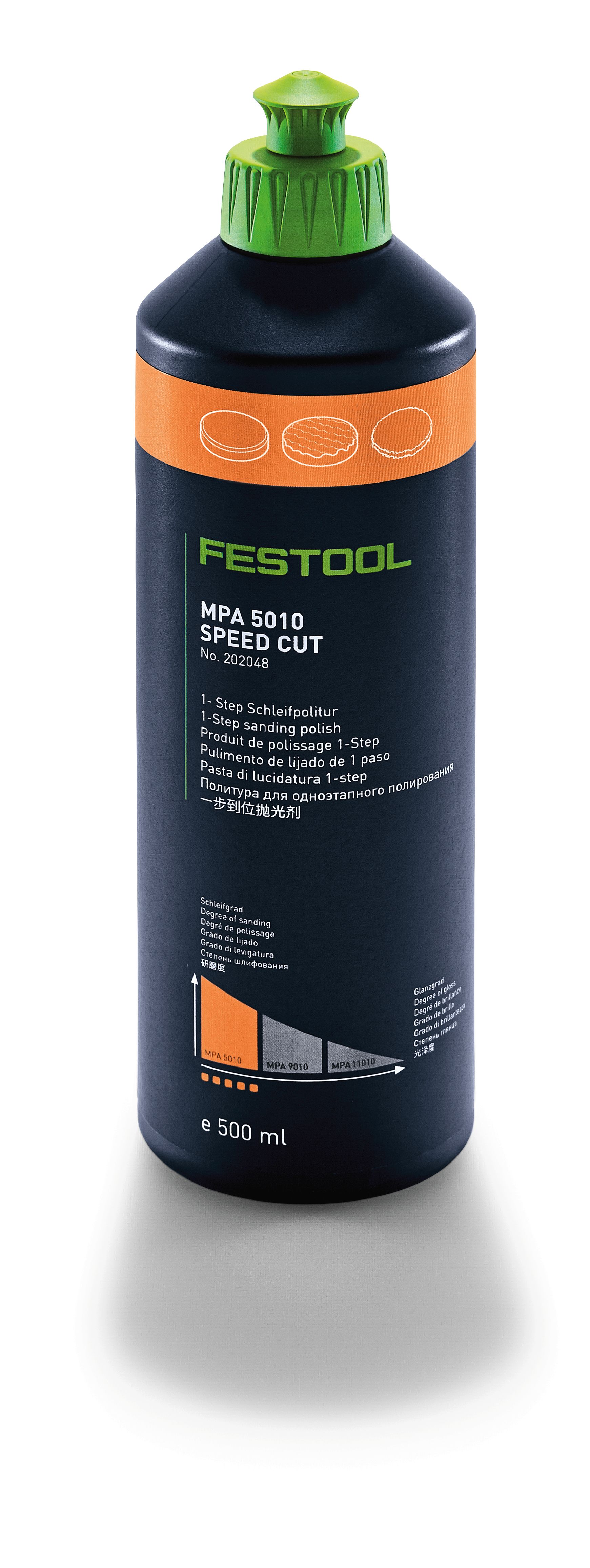 Poliermittel MPA 5010 OR/0,5L, Flasche, Shaker