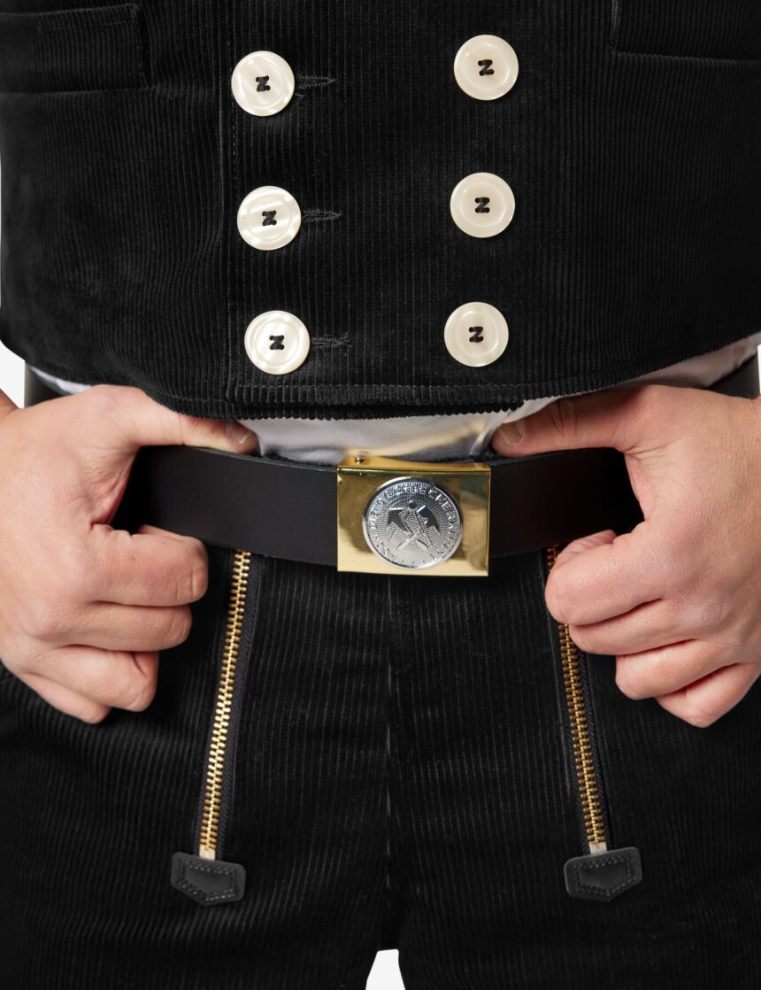 FHB HANS Zunft-Shorts Genuacord, schwarz, Gr. 52