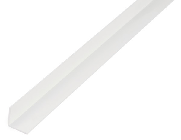 GAH ALBERTS Winkelprofil, gleichschenklig, L 1000 mm, Kunststoff weiß
