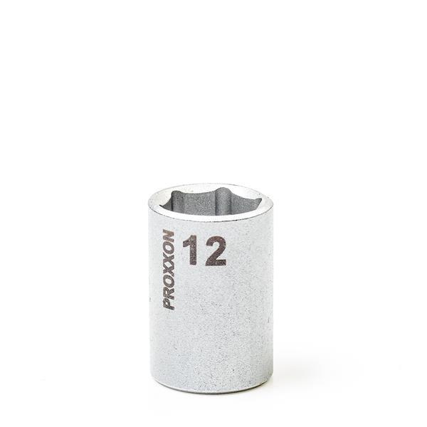 Proxxon Steckschlüsseleinsatz 1/4" 12 mm Chrom-Vanadium-Stahl