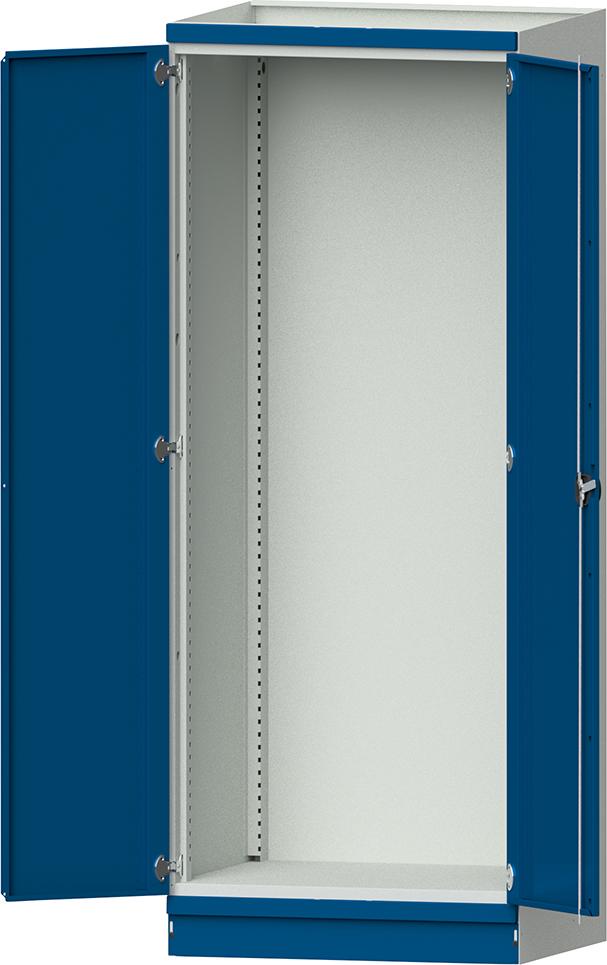 ANKE Leergehäuse Modell 100 B865xT720xH2200mm RAL 7035/5012 mit Türen