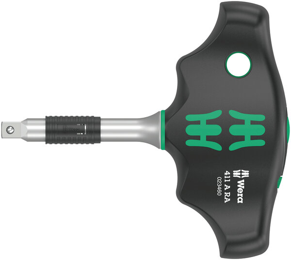 411 A RA T-handle adapter screwdriver with ratchet function, 1/4&quot;, 1/4&quot