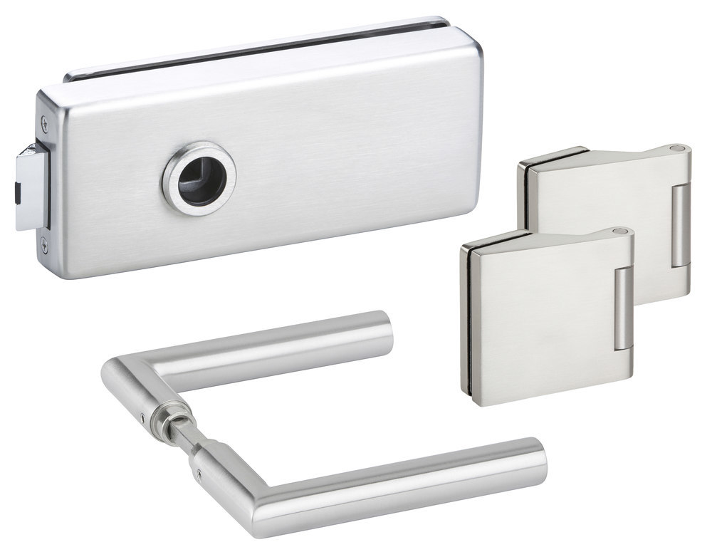 Produktbild HERMAT Ganzglastürschloss 6081/6325/1802,UG,8mm,ER-Optik,FlüFA