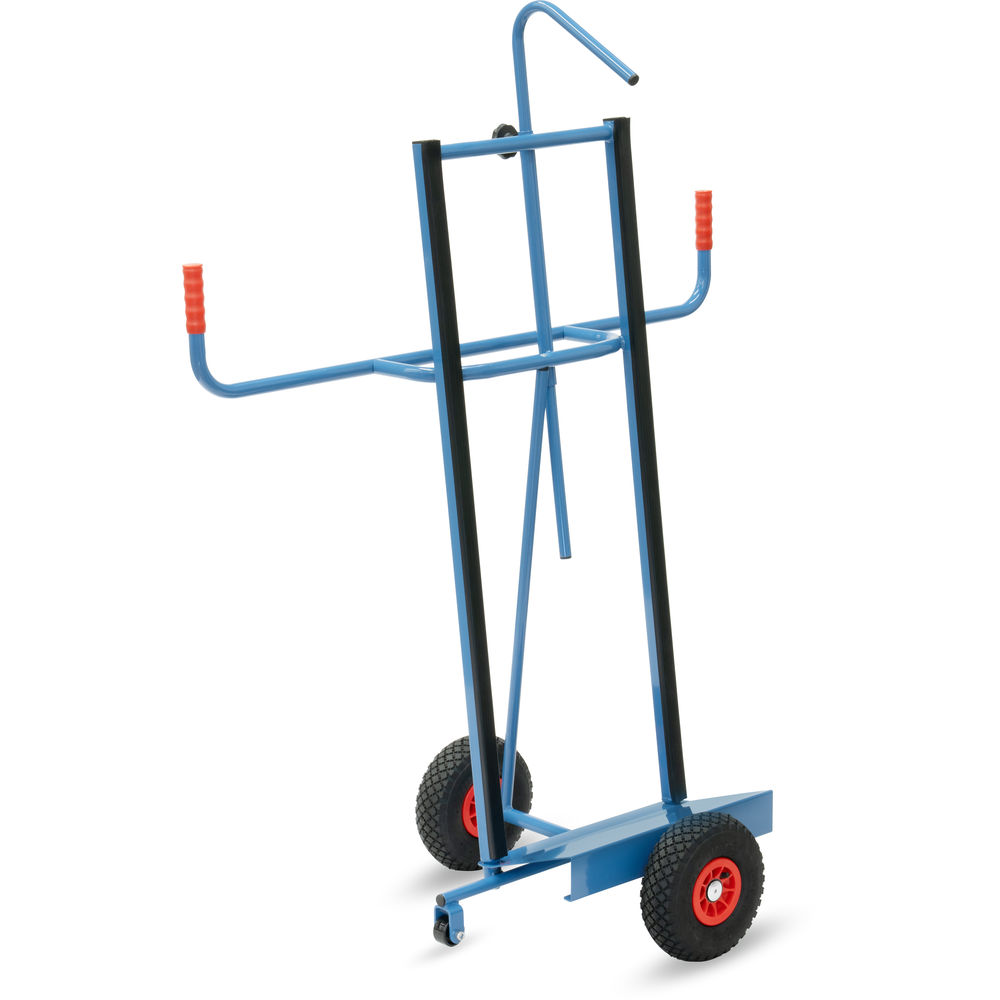 Fetra Plattenkarre 2076 Luftbereifung 350kg Stahl blau