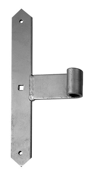 GAH ALBERTS Tor-Mittelband, leicht, gerade, Abschluss spitz, Stahl