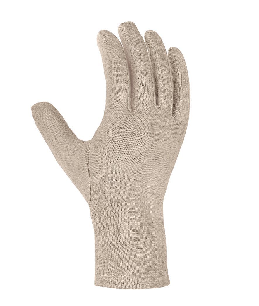 teXXor® Baumwolljersey-Handschuhe MITTELSCHWER 8, rohweiß