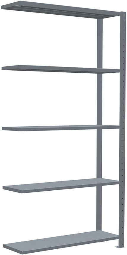 SCHULTE Lagertechnik Steckregal B1000xT300xH2000 mm Anbaufeld 5 Böden vzk Fachlast 330kg