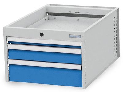 b+h Bedrunka+Hirth Hängeschubladenblock Tiefe 736 R 18-24 3 Schubladen 50/100/150mm