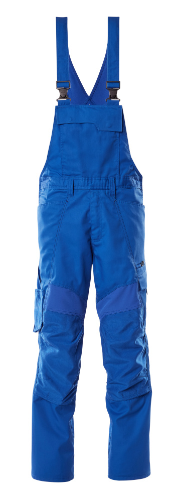 Produktfoto Mascot Latzhose, Knietaschen, Stretch-Einsätze Latzhose Größe 82C48, azurblau