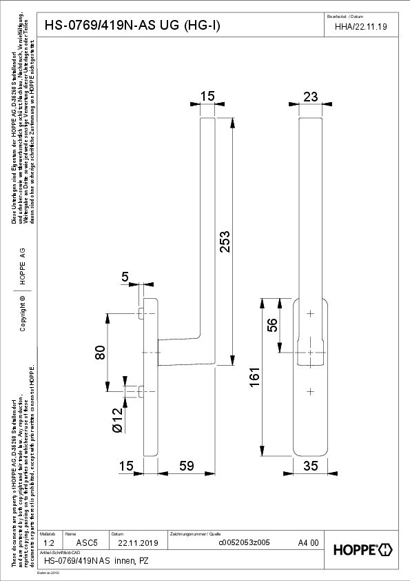 Technische Zeichnung