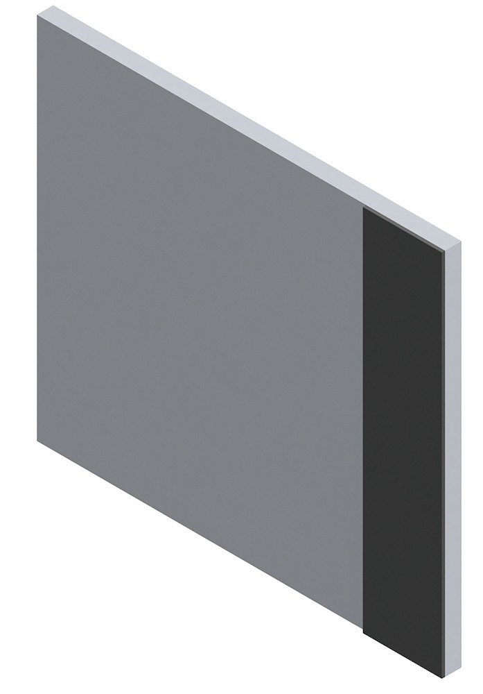 OT-Abdeckkappe,für Abstandsprofil, GT-L, Aluminium matt