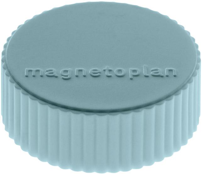 Produktbild magnetoplan Magnet D34mm VE10 Haftkraft 2000 g blau